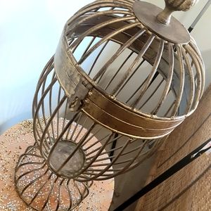 Large Bronze Bird Cage